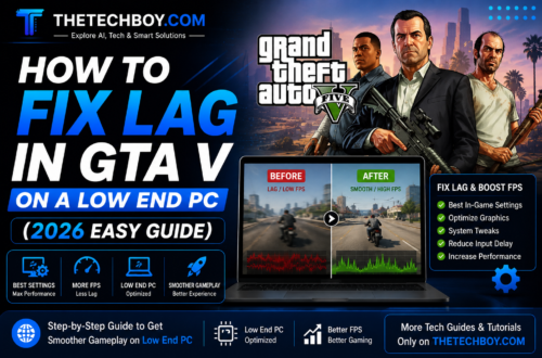 fix lag in GTA V low end PC